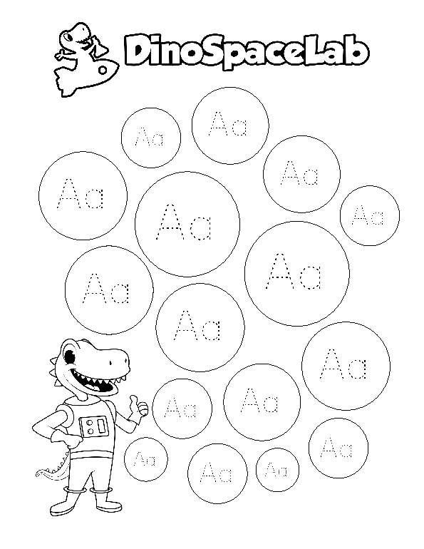 Tracing Letters A-E 1 Preschool Worksheet