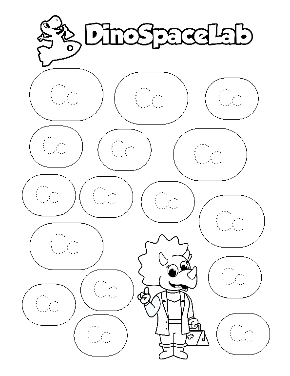 Tracing Letters A-E 3 Preschool Worksheet