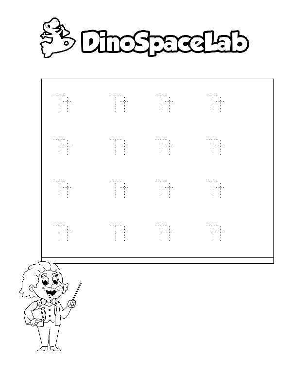 Tracing Letters P-T 5 Preschool Worksheet
