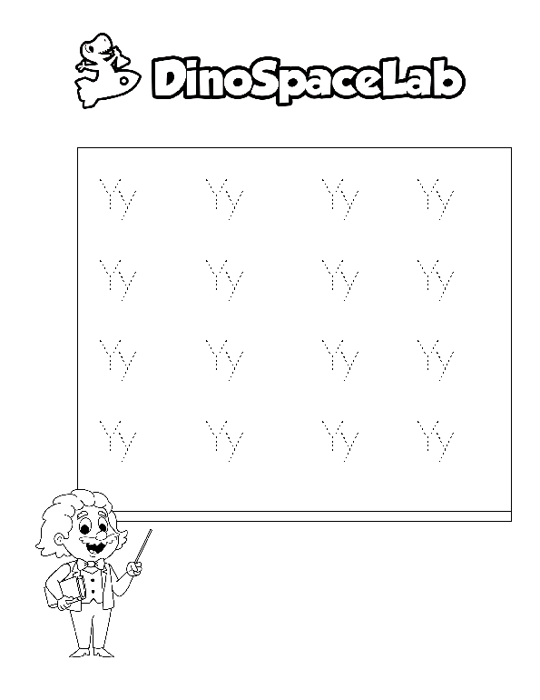 Tracing Letters U-Z 5 Preschool Worksheet