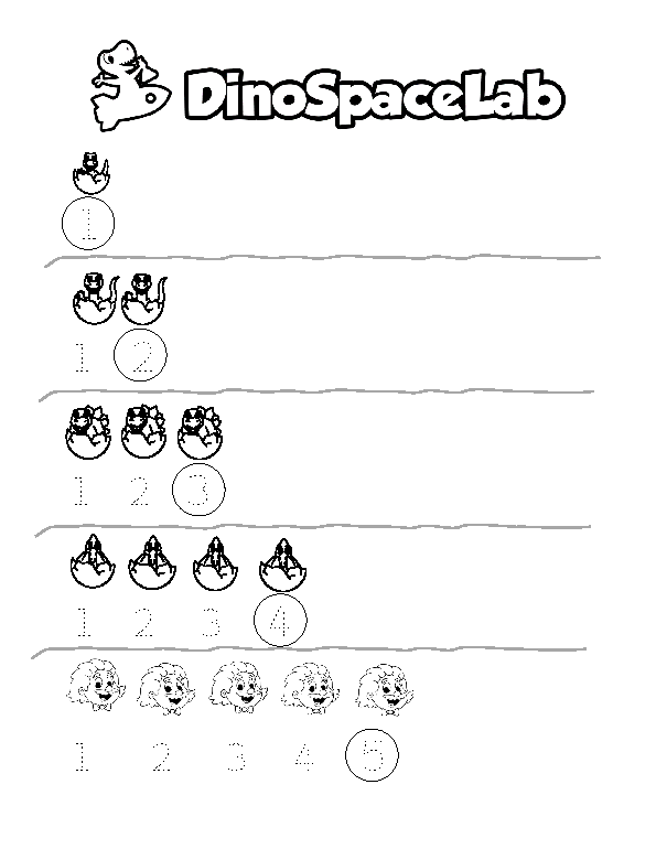 Counting Numbers 1-5 7 Preschool Worksheet