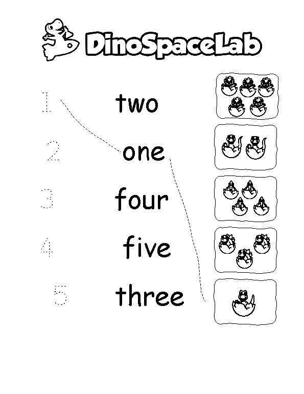 Counting Numbers 1-5 10 Preschool Worksheet