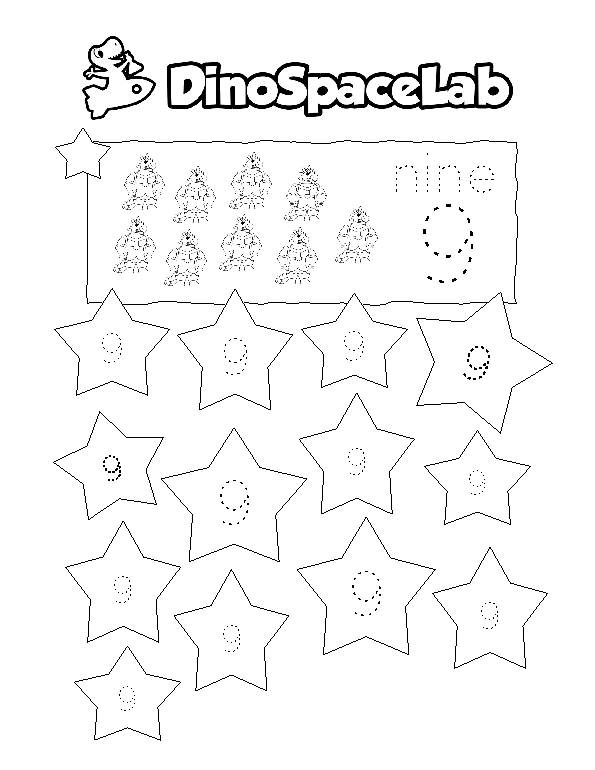 Counting Numbers 6-10 5 Preschool Worksheet