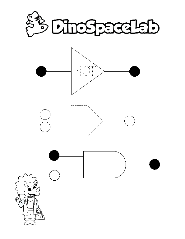 Logic Gates 7 Preschool Worksheet