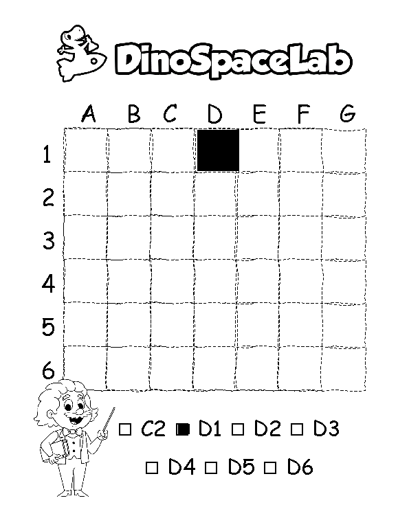 Grid Coordinates 10 Preschool Worksheet