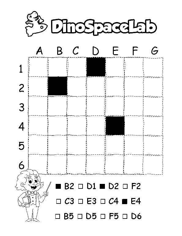 Grid Coordinates 11 Preschool Worksheet