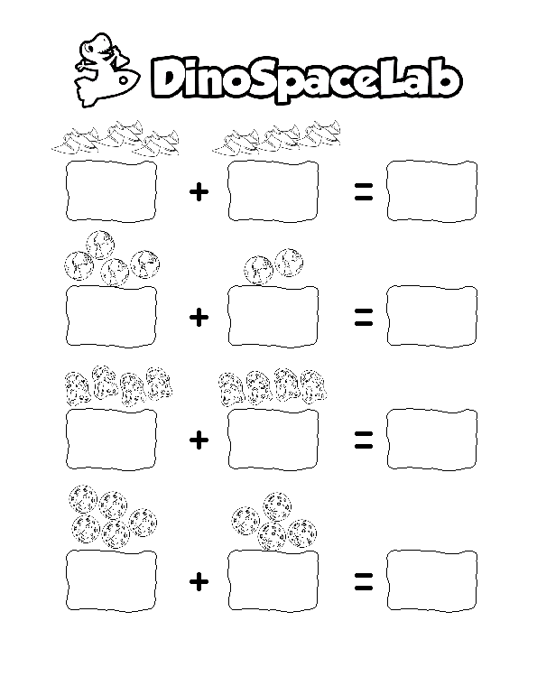 Addition Visual 4 Preschool Worksheet