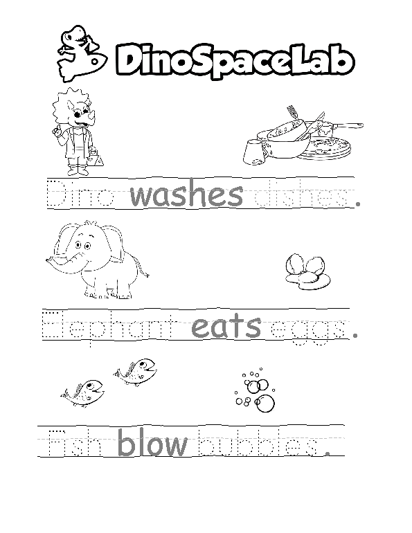 Tracing Words 2 2 Preschool Worksheet