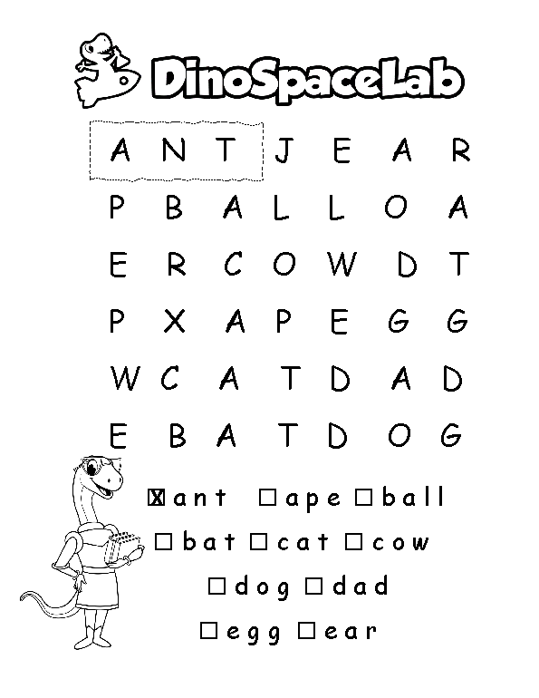 Tracing Words 2 10 Preschool Worksheet