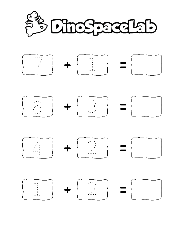 Addition Numeric 6 Preschool Worksheet