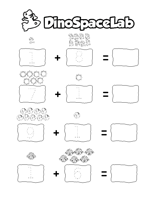 Addition 6-10 6 Preschool Worksheet