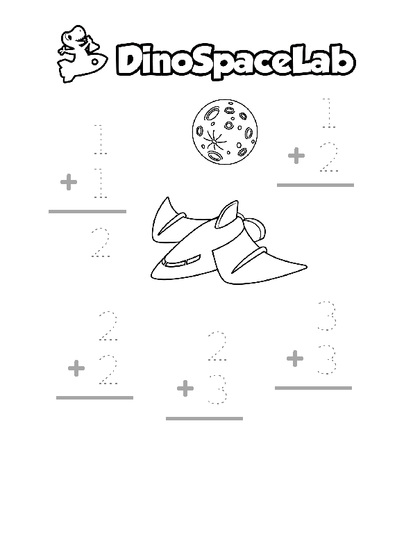 Addition Numeric 2 Preschool Worksheet