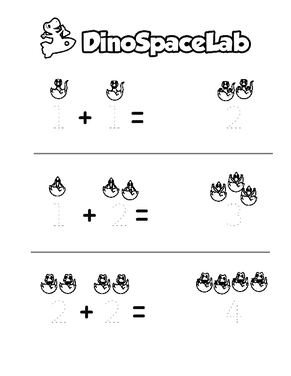 Addition Intro 3 Preschool Worksheet