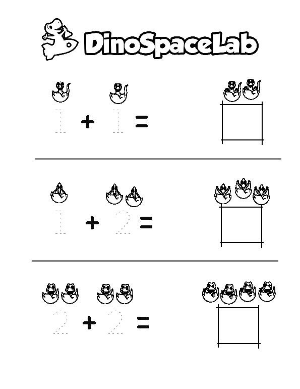 Addition Intro 4 Preschool Worksheet