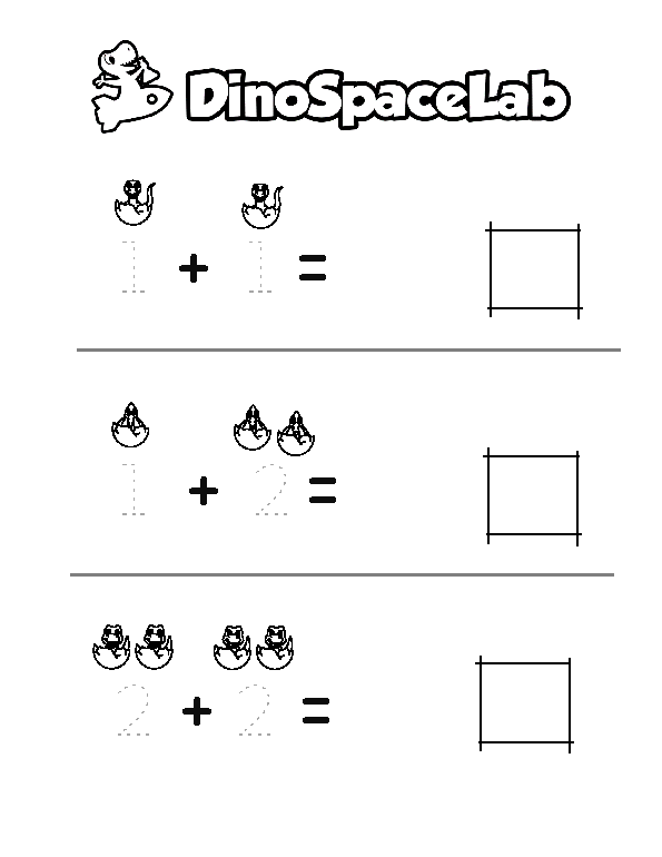 Addition Intro 5 Preschool Worksheet