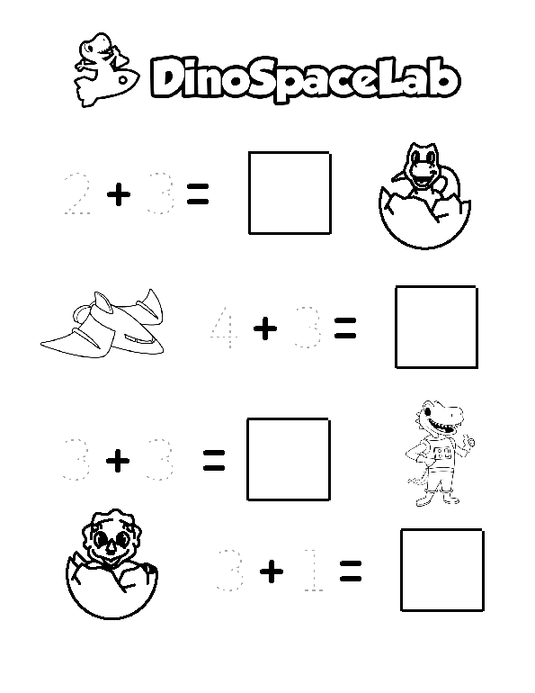 Addition 1-5 13 Preschool Worksheet