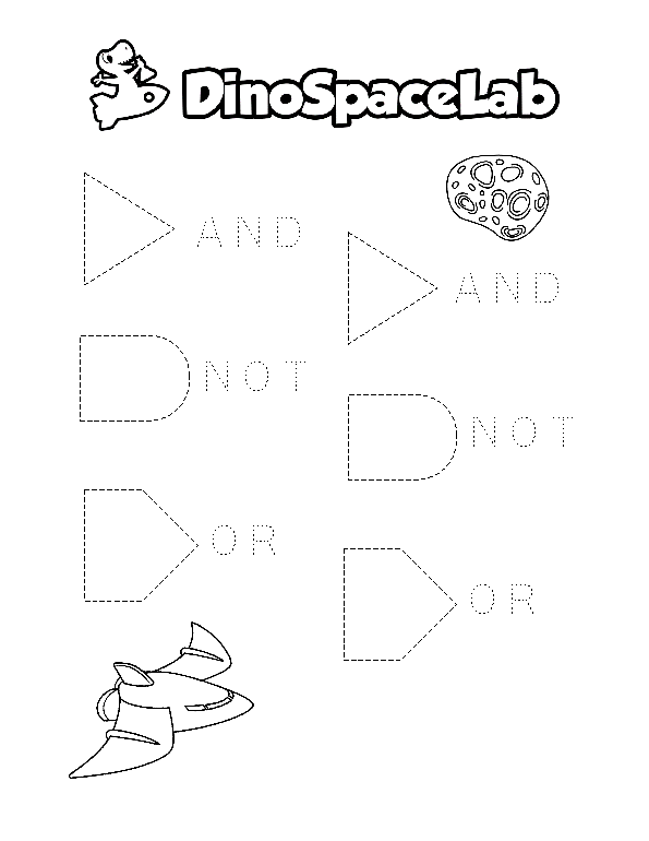 Logic Gates 1 Preschool Worksheet