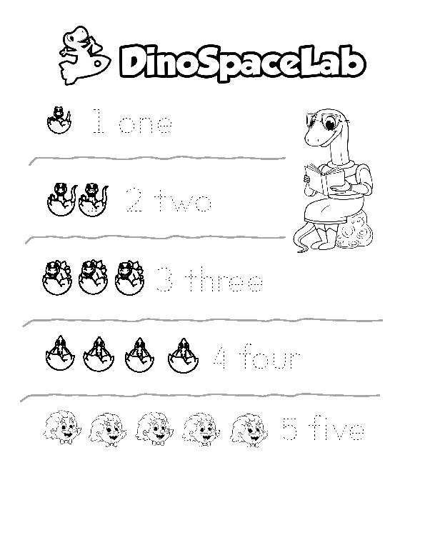 Counting Numbers 1-5 13 Preschool Worksheet