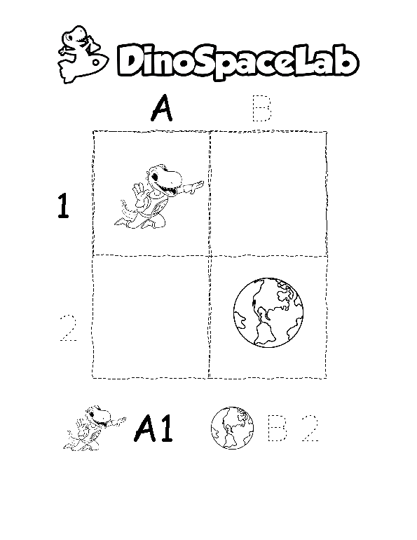 Grid Coordinates 1 Preschool Worksheet