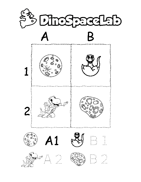 Grid Coordinates 2 Preschool Worksheet