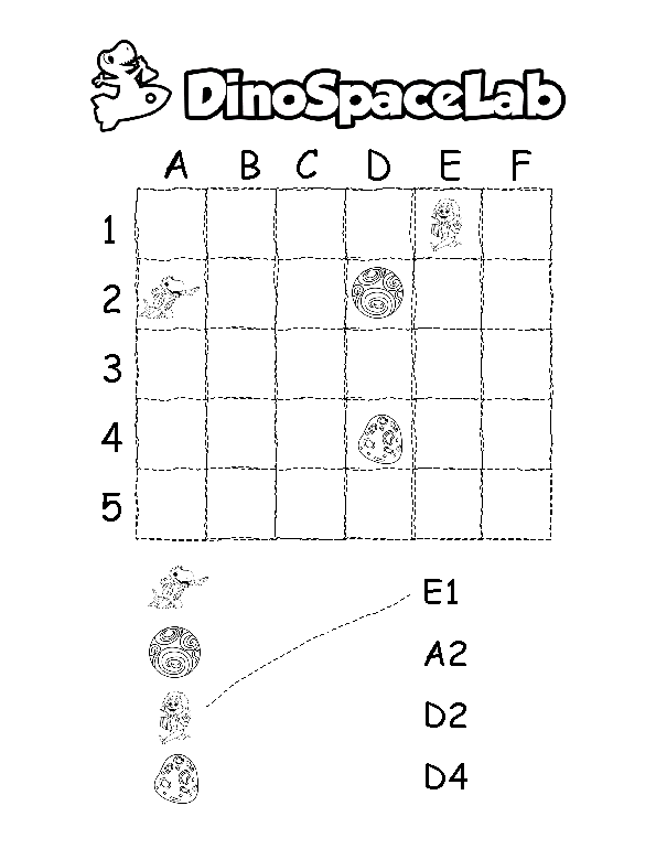 Grid Coordinates 7 Preschool Worksheet